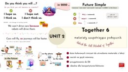Together 6, unit 2, materiały uzupełniające podręcznik, Future Simple, no-prep