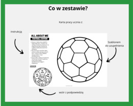 All About Me - Craft Activity - Football Edition - Back to school - Wszystko o mnie - powrót do szkoły - język angielski