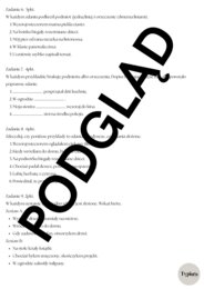 Lekcja ciszy - powtórzenie składni