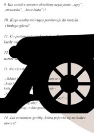 ,,Reduta Ordona" Adama Mickiewicza! Zestaw pytań kontrolnych! Egzamin ósmoklasisty!