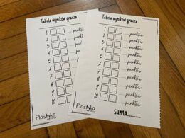 Tabela wyników do gry LosoBarwy - 3 wymiary!