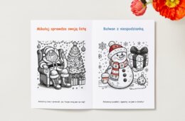 Kolorowanki. Prezenty. Postacie świąteczne. Motywy świąteczne