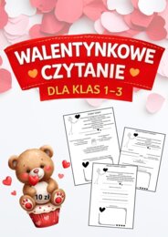 ❤️ WALENTYNKOWE CZYTANIE ZE ZROZUMIENIEM (kl. 1–3)