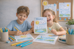 Obieg wody w przyrodzie – karty pracy i mini-eksperymenty