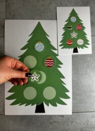 Układanka lewopółkulowa-choinka