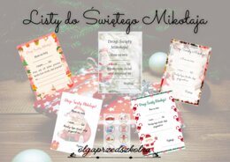 List do Świętego Mikołaja - zestaw