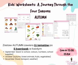 Kids' Worksheets: A Journey Through the Four Seasons: AUTUMN