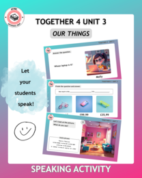 Together 4 Unit 3 - zestaw: Vocabulary Activities + Grammar Activities + Board Game + Speaking Activities + test i kartkówki do działu