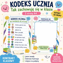 Kodeks ucznia. Tak zachowuję się w klasie