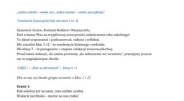Scenariusz na uroczystość zakończenia roku szkolnego dla klas 1-3/ Zakończenie roku szkolnego