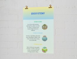 Plakaty edukacyjne. Co to jest ekologia? Ekosystemy. Co możemy zrobić dla środowiska?