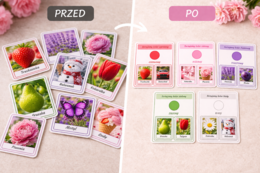 Jagodowe kolory – karty do segregowania