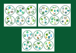 DZIEŃ ZIEMI – wiosna – biblioteka – świetlica – przedszkole – DOOBLE – 36 szt.