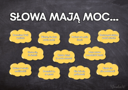 Słowa mają moc - gazetka szkolna