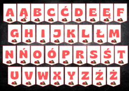 ALFABET ŚWIĄTECZNY MOTYW