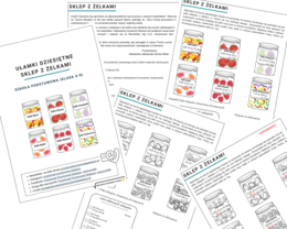 Ułamki dziesiętne: Sklep z żelkami (klasa 5-8)