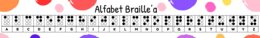 Dzień Kropki z alfabetem Braille'a