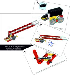 Instrukcja kolejka węglowa LEGO ® Education Maszyny Proste (nr 9689), robotyka