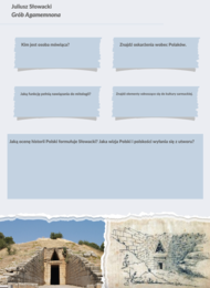 Juliusz Słowacki "Grób Agamemnona" – karty obrazkowe