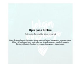 OPIS PANA KLEKSA