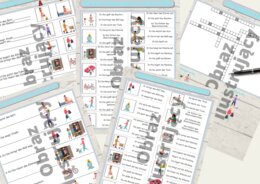 Pflichten - karty pracy i krzyżówka obrazkowa