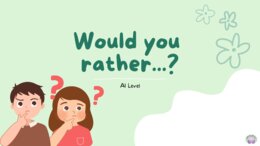 🐶 Would You Rather...? – Easy & Fun Speaking Game for Kids (A1) 24 strony zabawy i nauki!angielski dla dzieci, a1, nauka przez zabawę, pytania po angielsku, mówienie, konwersacje, przedszkole, klasy 1-3, would you rather, gra językowa, śmiech, integracja