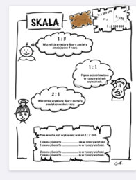 Skala - notatka wizualna i zadanie