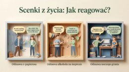 Uzależnienia – Labirynt Wyborów (gazetka szkolna / prezentacja)