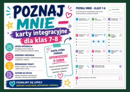 ❤️ POZNAJ MNIE – karty integracyjne dla klas 7–8
