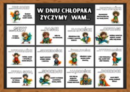 W DNIU CHŁOPAKA ŻYCZYMY WAM... - gazetka edukacyjna