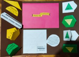 Lapbook trójkąty.