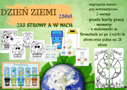 Dzień Ziemi, malowanka XXL