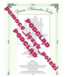 Krzyżówka "Zemsta" Aleksander Fredro