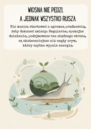 WIOSNA SPRZYJA TWOJEMU ROZWOJOWI - zestaw materiałów