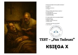 TEST – „Pan Tadeusz”, Księga X z kluczem odpowiedzi