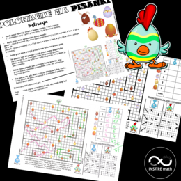 DARMOWA Wielkanocna Gra Matematyczna – Polowanie na Pisanki. Gra logiczna. Matematyczna Wielkanoc.