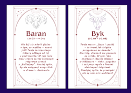 Gazetka  „HOROSKOP CZYTELNICZY" - biblioteka - język polski - świetlica