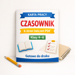 CZASOWNIK [Karta pracy, sprawdzian]