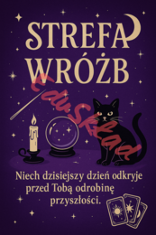 🪄 Andrzejkowa Strefa Wróżb – zestaw plakatów i wróżb dla szkoły