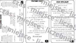 wklejki z języka niemieckiego - czas - miejsce - liczebniki