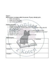 Schematy pisania rozprawek poziom podstawowy