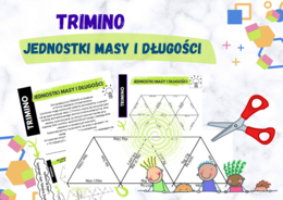 Jednostki masy i długości – układanka trimino