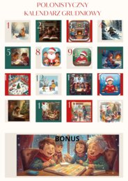 Kalendarz jak adwentowy- polonistyczny