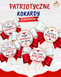 ❤️KOKARDY PATRIOTYCZNE🤍