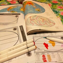 Lądy i oceany - karta pracy