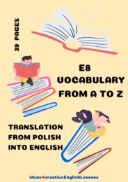 E8 VOCABULARY FROM A TO Z