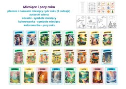 MIESIĄCE I PORY ROKU z kartami pracy