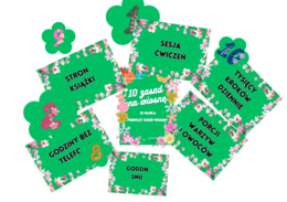 Gazetka wiosenna -10 zasad na wiosnę