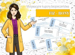 Klasa 7/Klasa 8 Fizyka - FIZ-BONY. Motywacyjne kupony bezpieczeństwa.