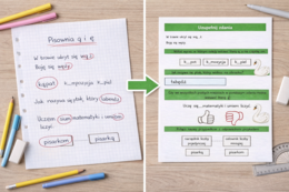 PISOWNIA Ą I Ę [Karta pracy, sprawdzian]